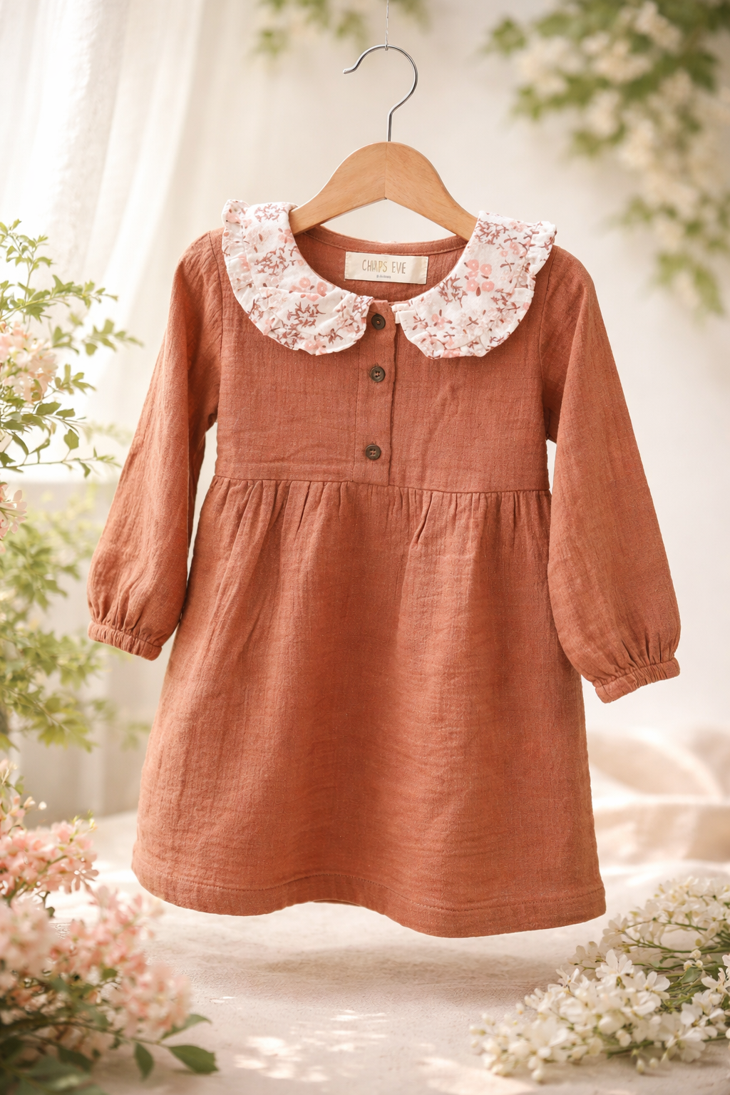 Rust Petal Tale - Muslin