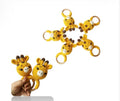Crochet Animal Ring Rattle Toy