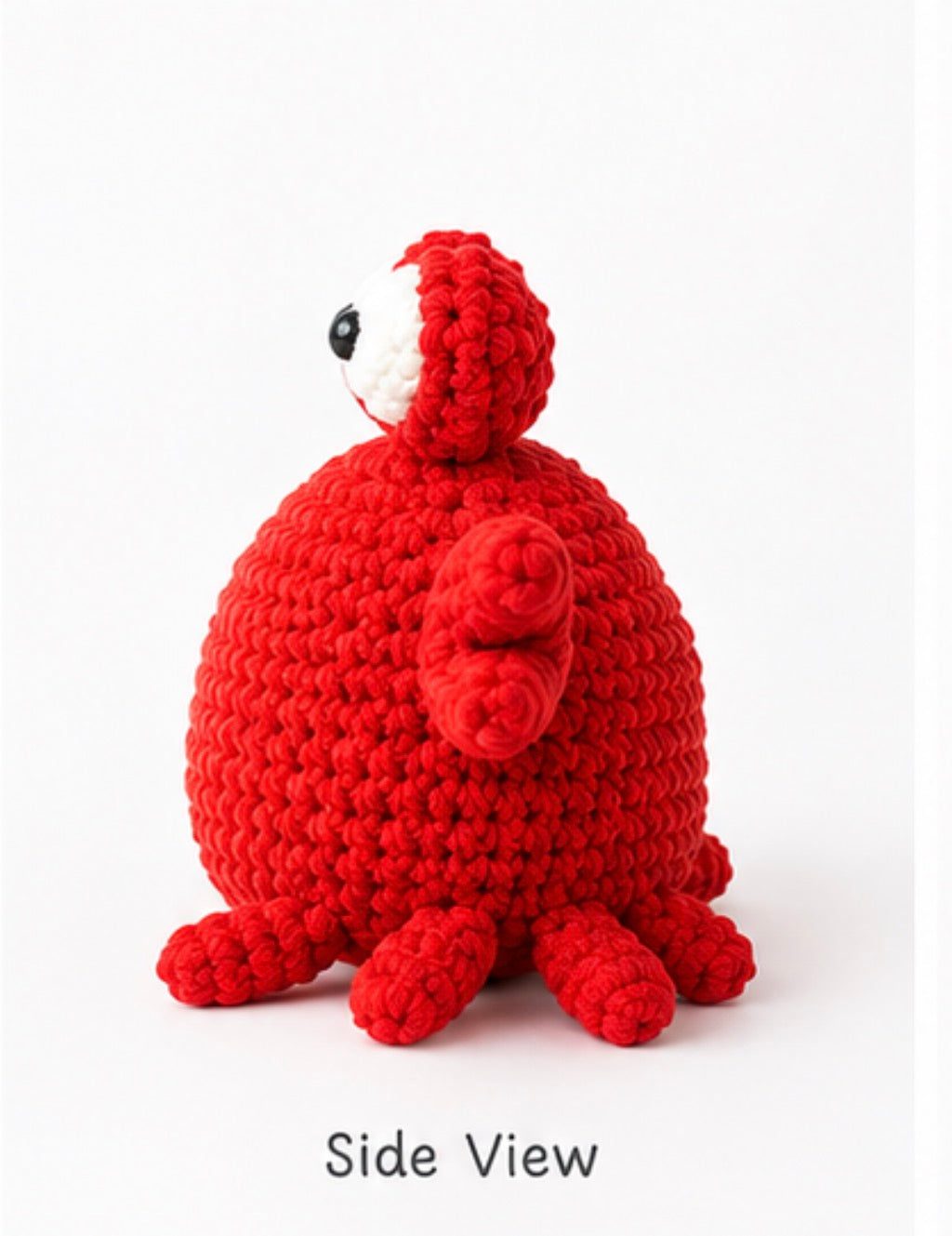 Crochet Crab Plush Toy