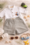 Earthy Muslin Co-ord – Sage