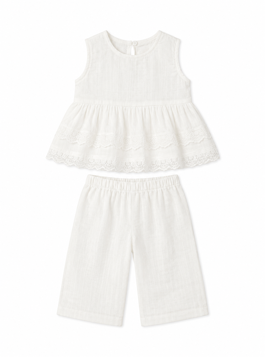 White pearl Co-ord