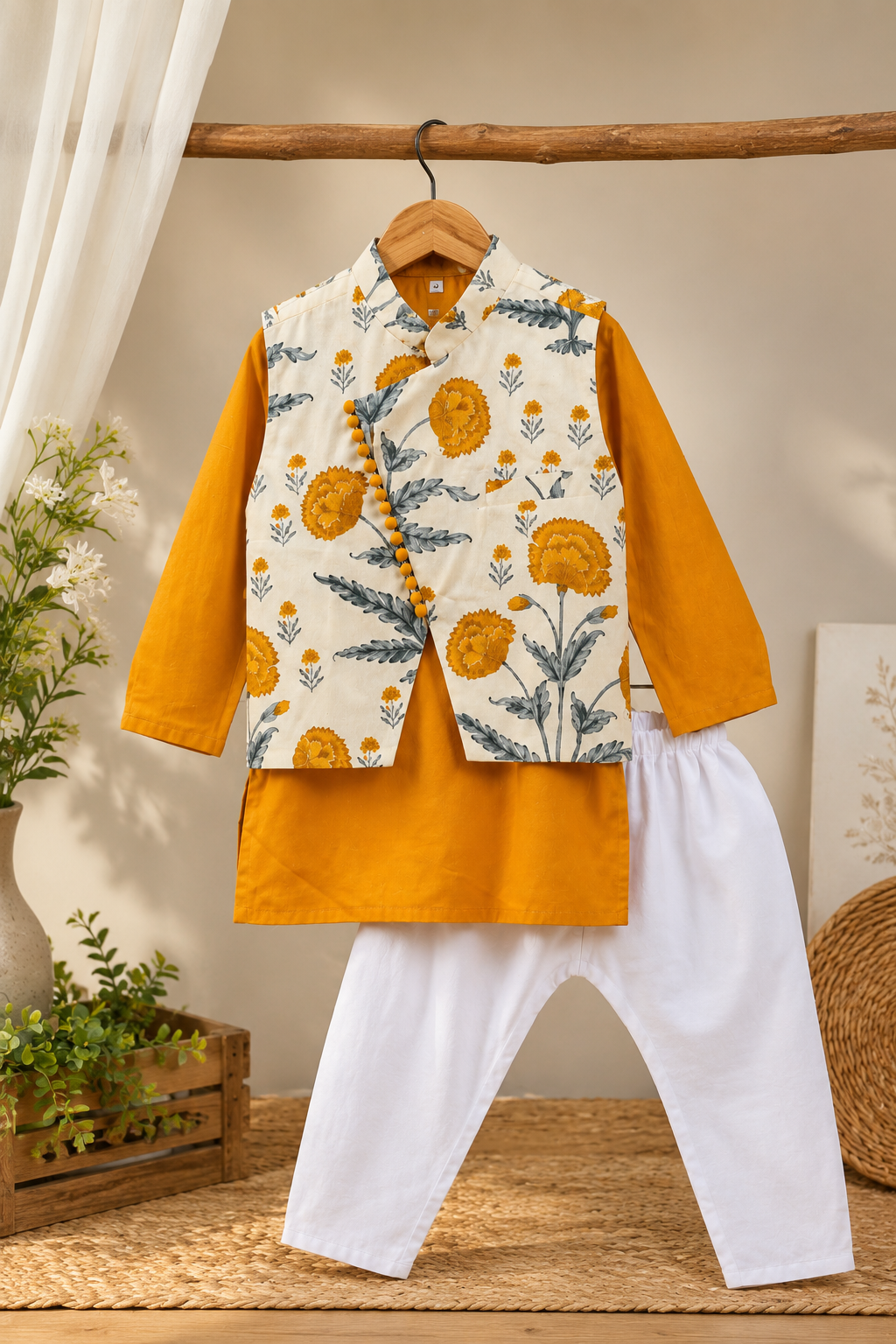 Kesari kurta set