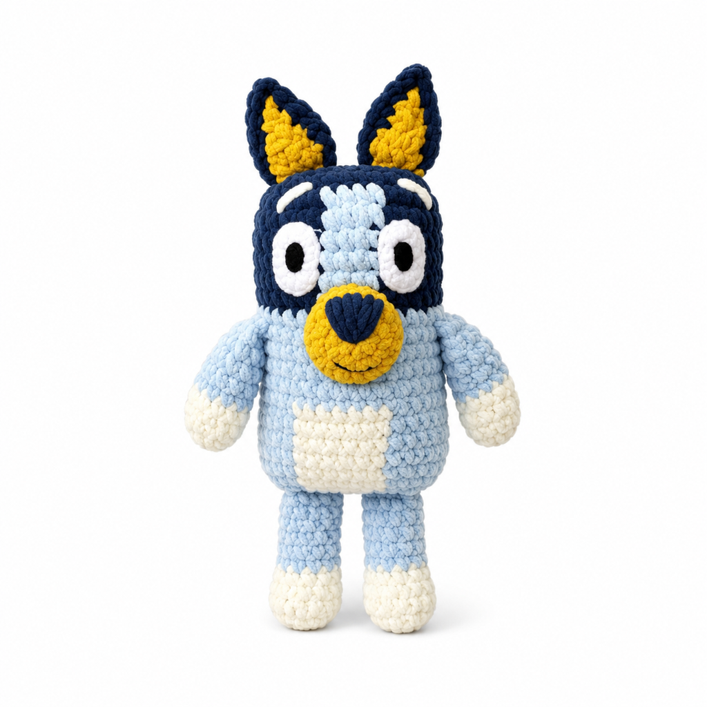Crochet Bluey Plush Toy