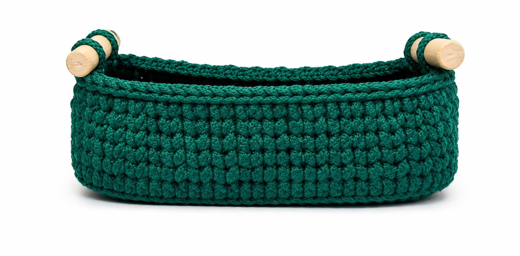 Crochet Oval Basket